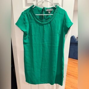 Vibrant Green Short Sleeve Dress